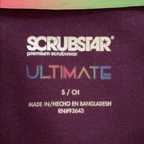 Purple Scrub Top - Picture 3 of 3